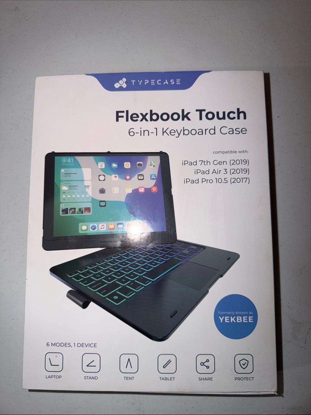 Typecase Flexbook Touch 6-in-1 Keyboard Case — Blue